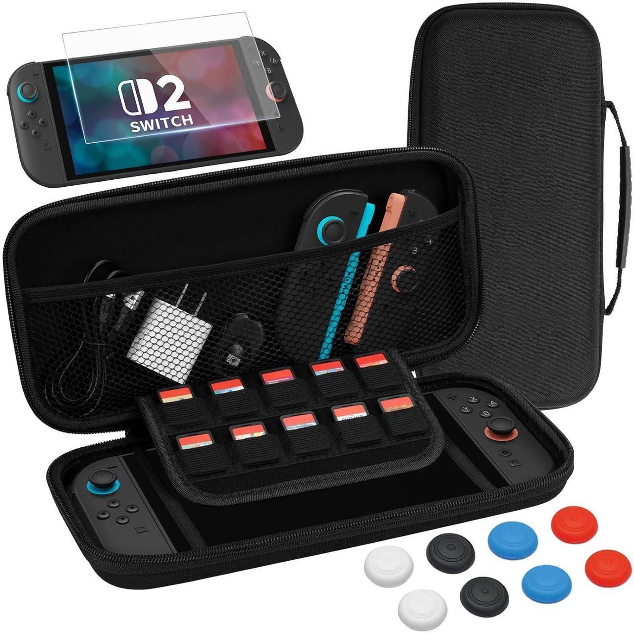 For Switch 2 Accessories Bundle EVA Material Protective