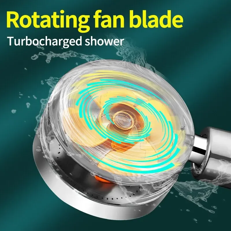 Propeller Dusch Kopf Niederschlag Hoch Versichern Wassers pa 3