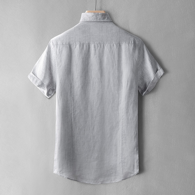 Gestreiftes Herren Kurzarm Sommer T-Shirt 4