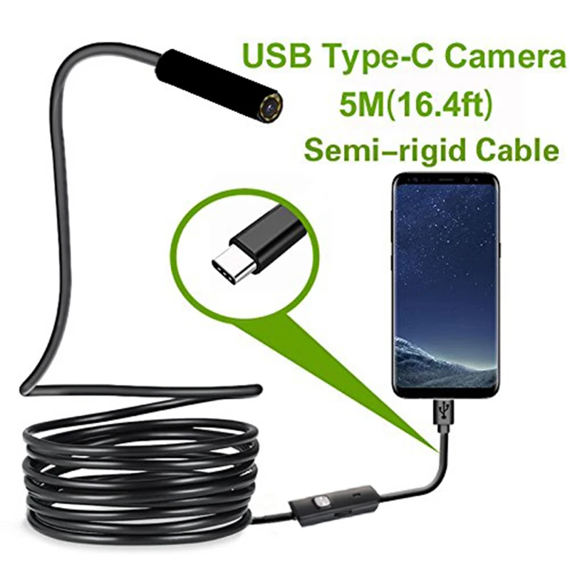 Typ-C Android USB Endoskop Kamera 7 0 mm