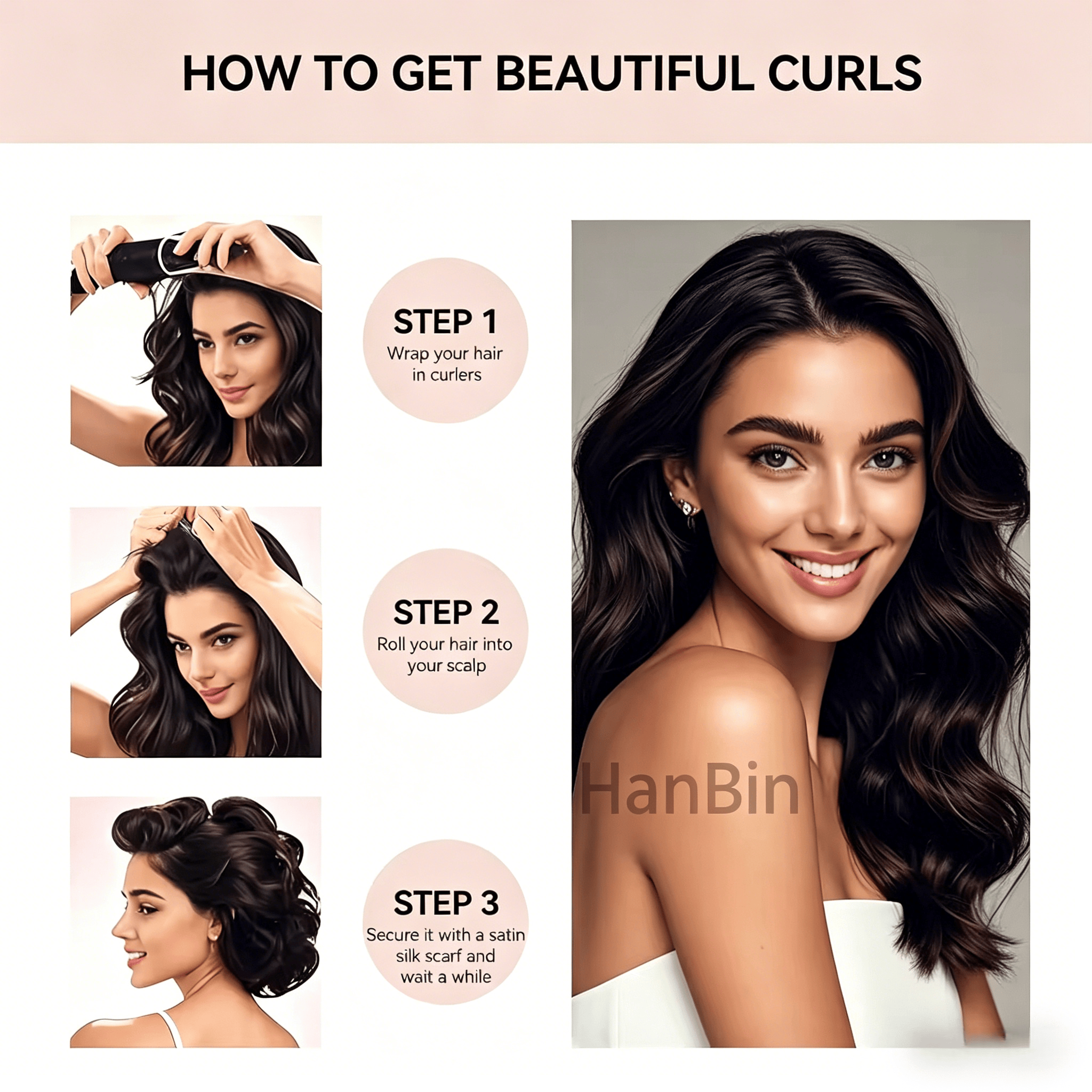 Jumbo Velvet Overnight Curlers EVA 2
