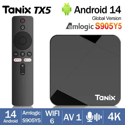 Tanix TX5 Android 14 Smart TV Box Amlogic