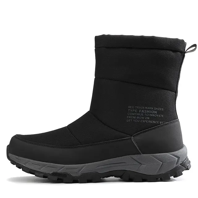 Thick Non-Slip High- Cotton Shoes Men's Outdoor Leisure 1