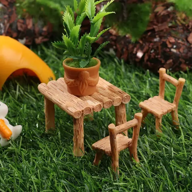 Miniature Table and Chair Set 2
