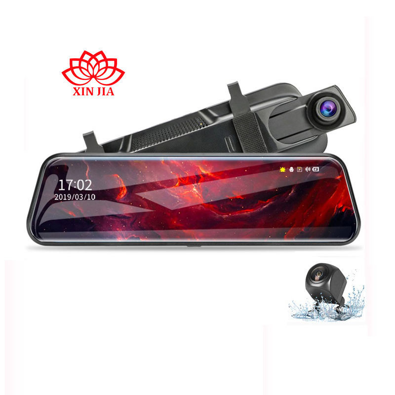 9.66-Inch Mirror Dash Cam with GPS 4