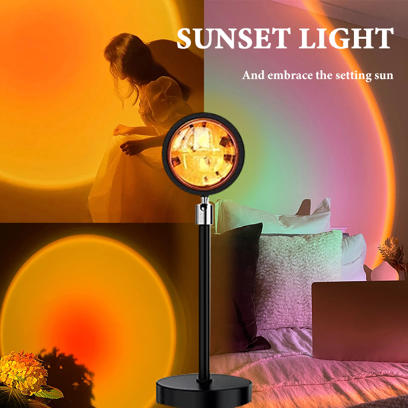 Customization Sunset Projector Lamp LED 180 Degree Rotation 3