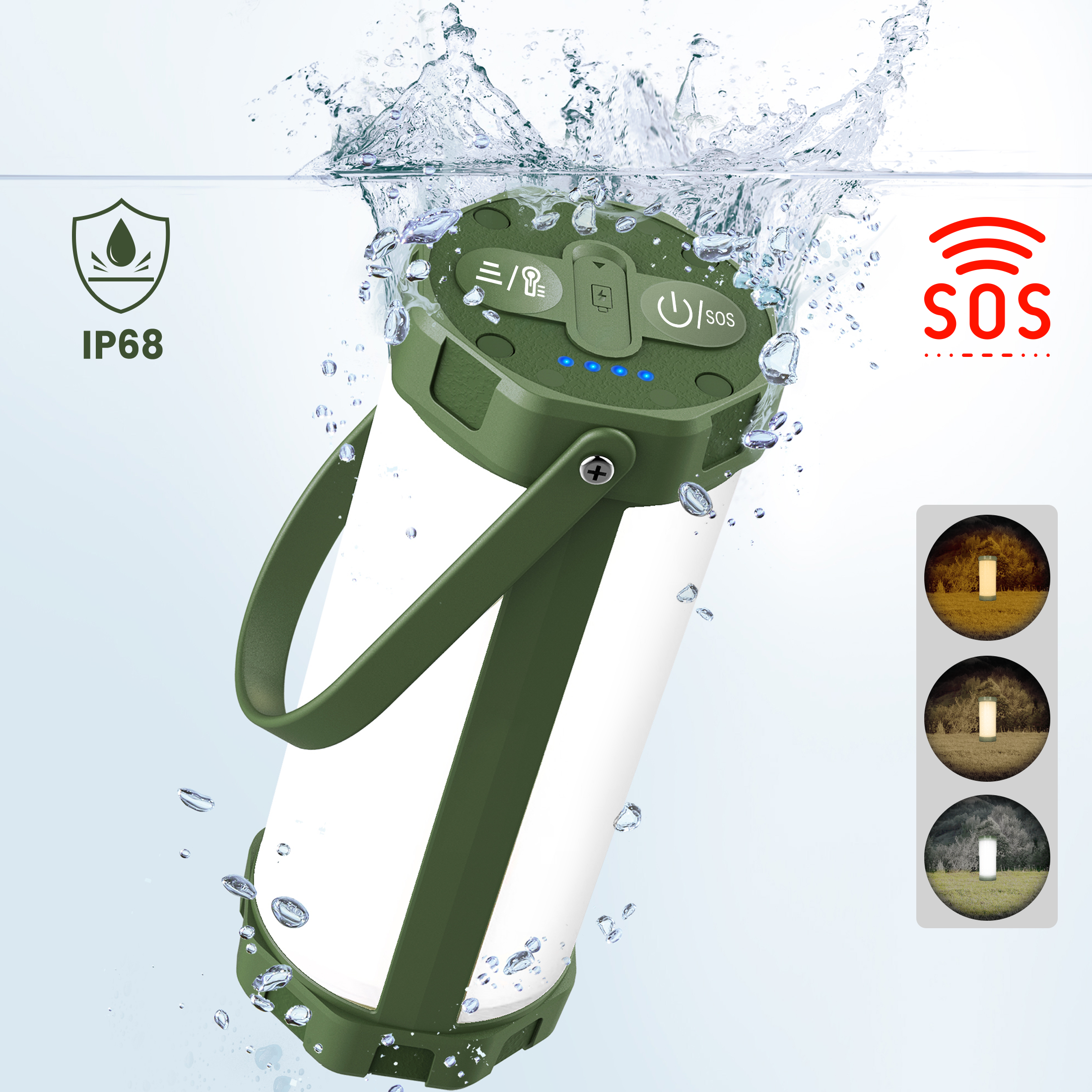 IP68 Waterproof Outdoor 106 Led Camping Lights Lanterns