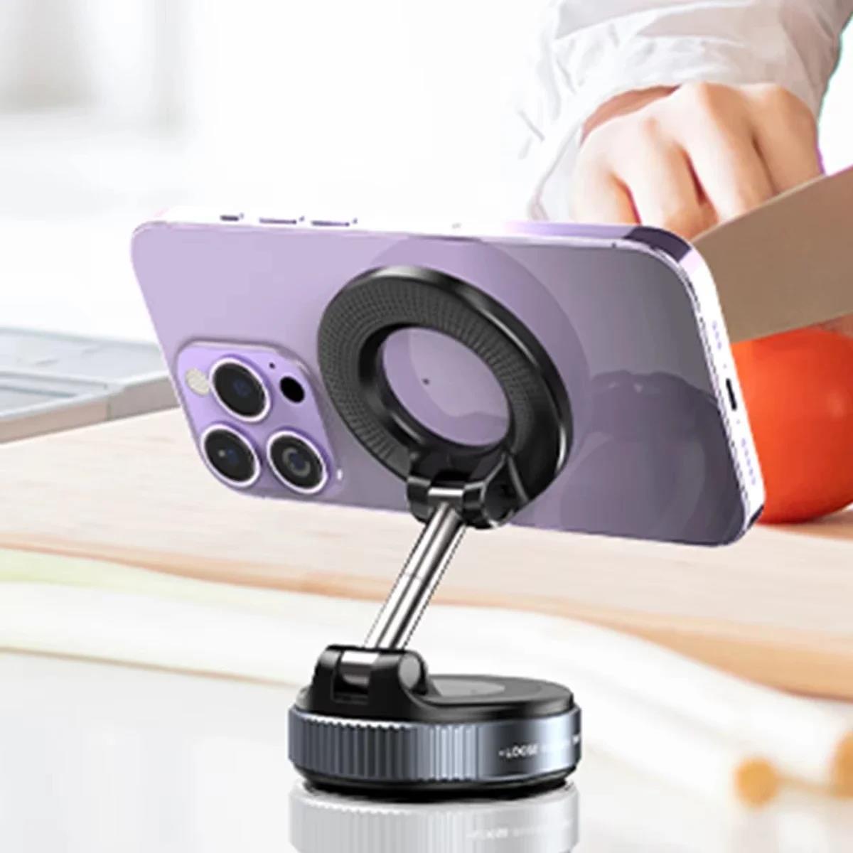 Magnetic Phone Holder with Three-Axis Rotation 3