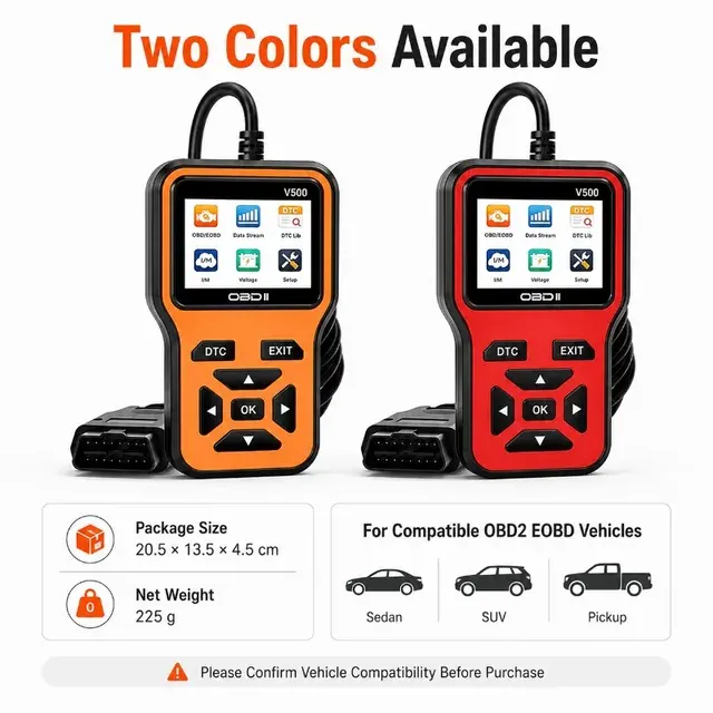 OBD2 Engine Code Reader Battery Tester 1