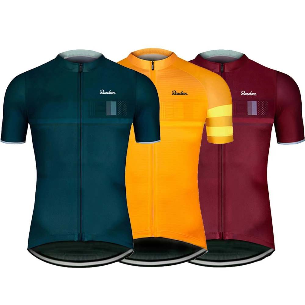 Men's Short-Sleeve Black Cycling Jersey 2
