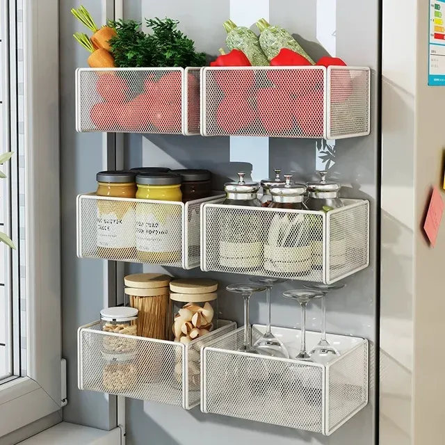 Magnetic Fridge Basket 3