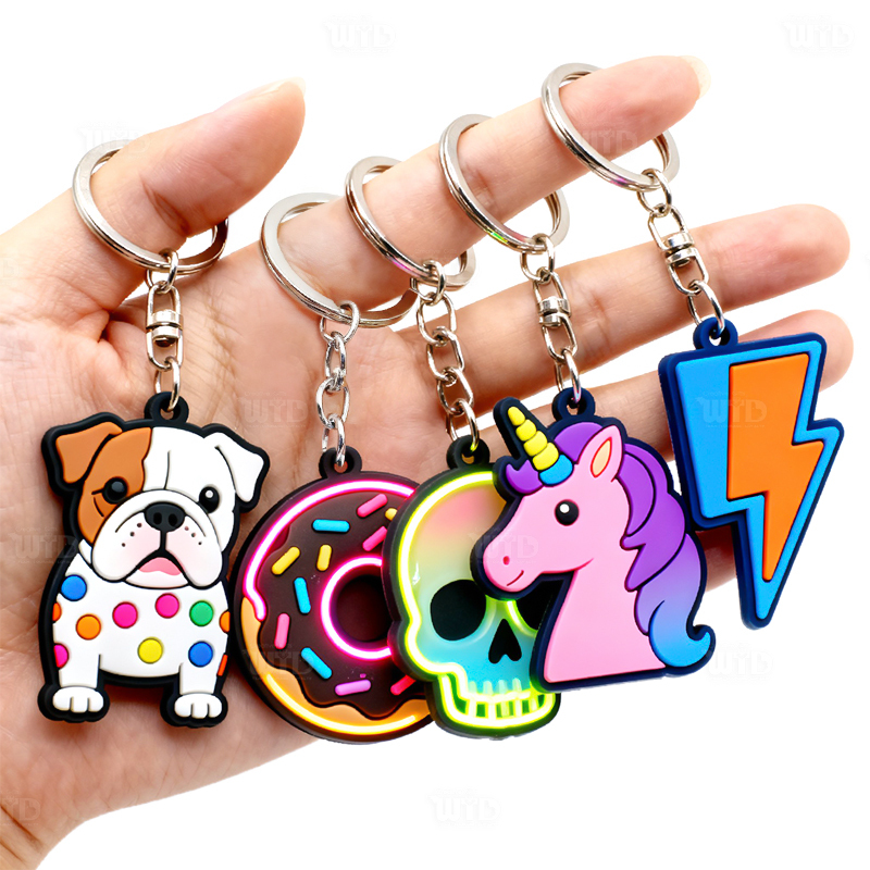 Soft PVC Keychain with 3D Logo