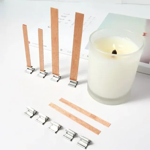 Holzkerzendocht-Set 4