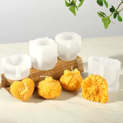 3D Silicone Candle Mold