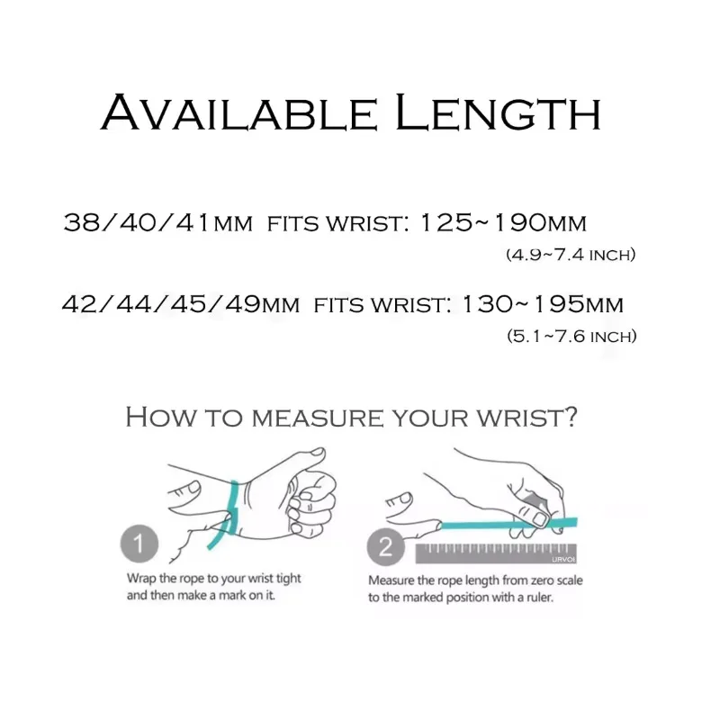 Ocean Band für Apple Watch Armband 45 mm 4