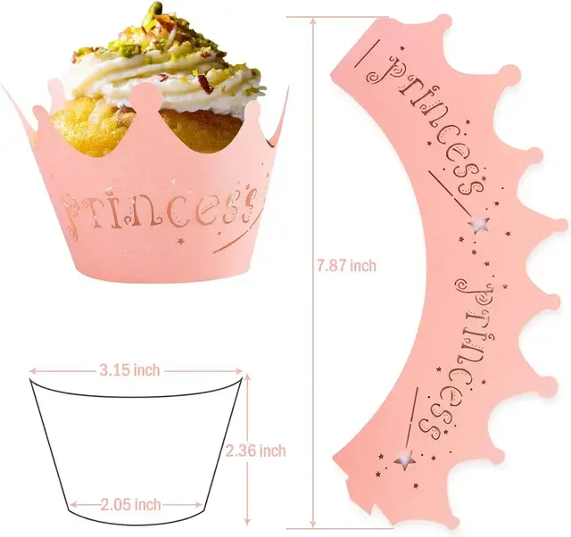 Princess Cupcake Topper 2