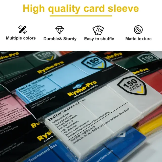Premium Card Sleeves Standard Size 150 Pieces 2