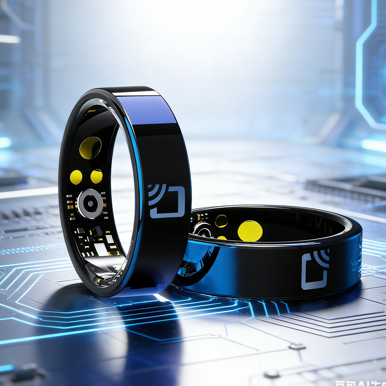 Wasserdichter Smart Ring mit Herzfrequenzmessung