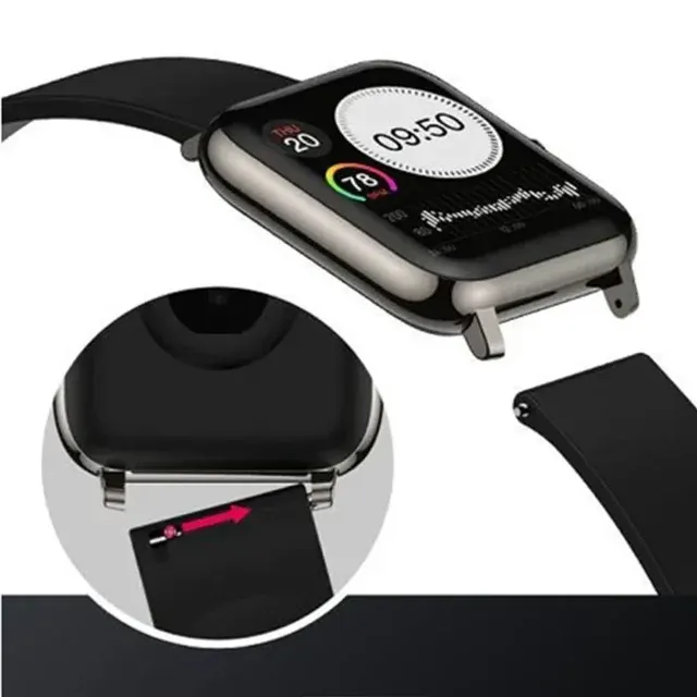 Universal 20mm 22mm Silicone Watch Band 4