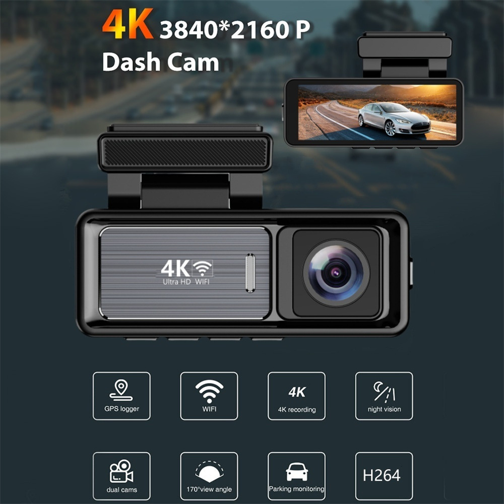 4K Dual Dash Cam with WiFi 3