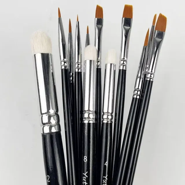 Miniature Paint Brush Set 4