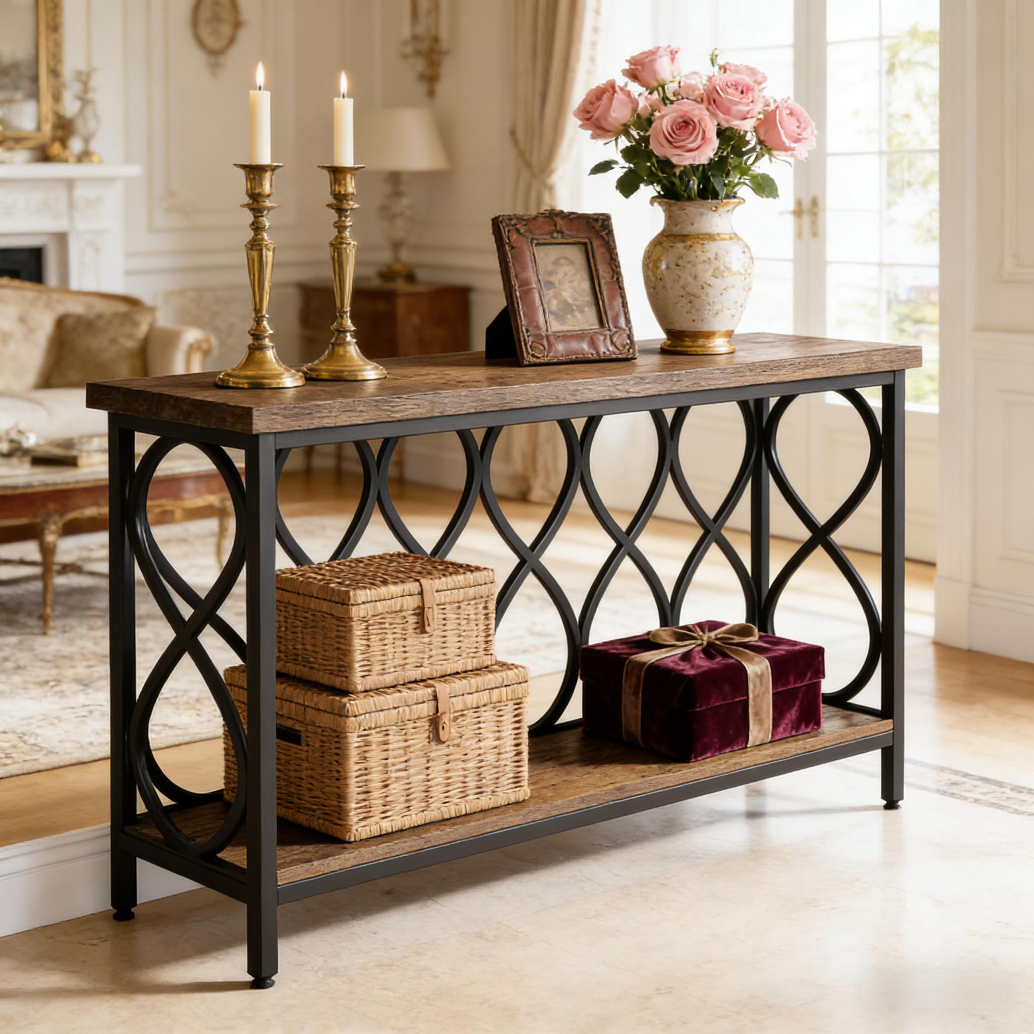 2-Tier Entryway Console Table 3