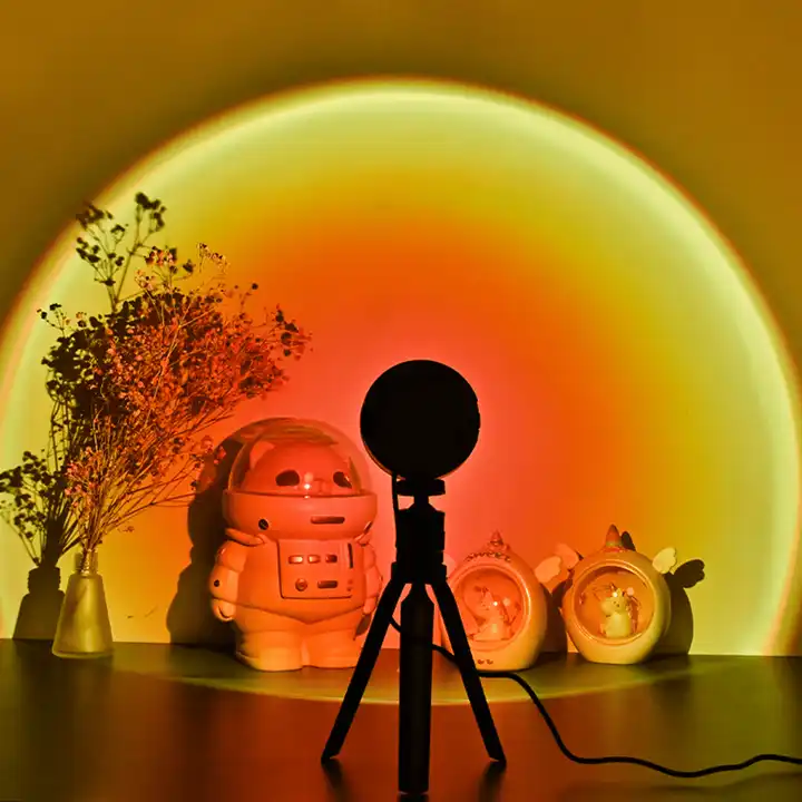 Decorative Home Laser Lighting Table Lamp Rainbow Halo