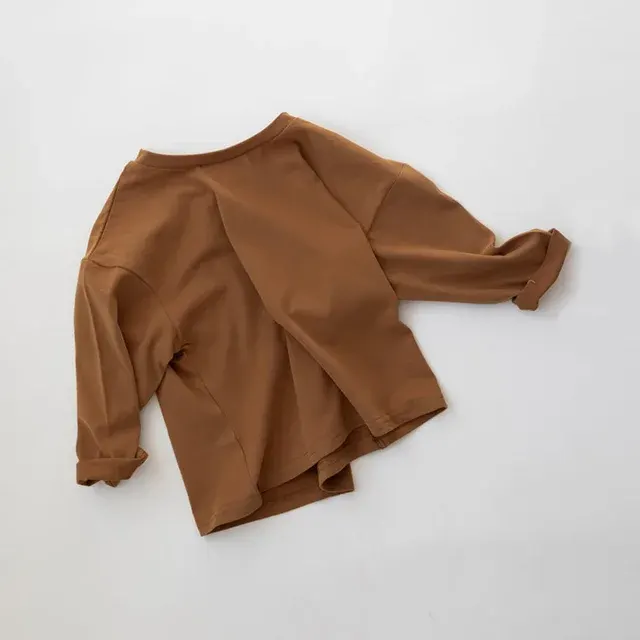 Langarm-Basic-Shirt aus Baumwolle für Neugeborene 2