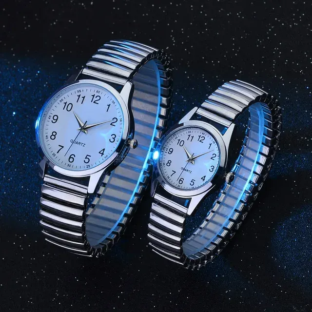 Quartz Couple Watches, Arabic Dial 4