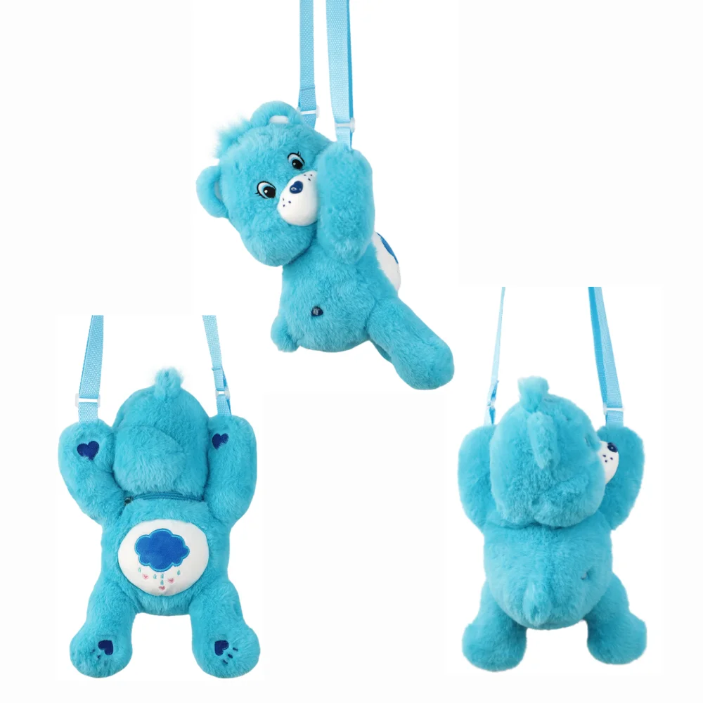 Care Bears Niedliche Plüsch-Umhängetasche Cartoon Stoffpuppen-Rucksack Weiche Aufbewahrungstasche 2