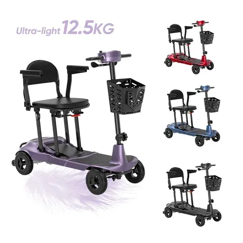 Ultralight Carbon Fiber Mobility Scooter 12kg