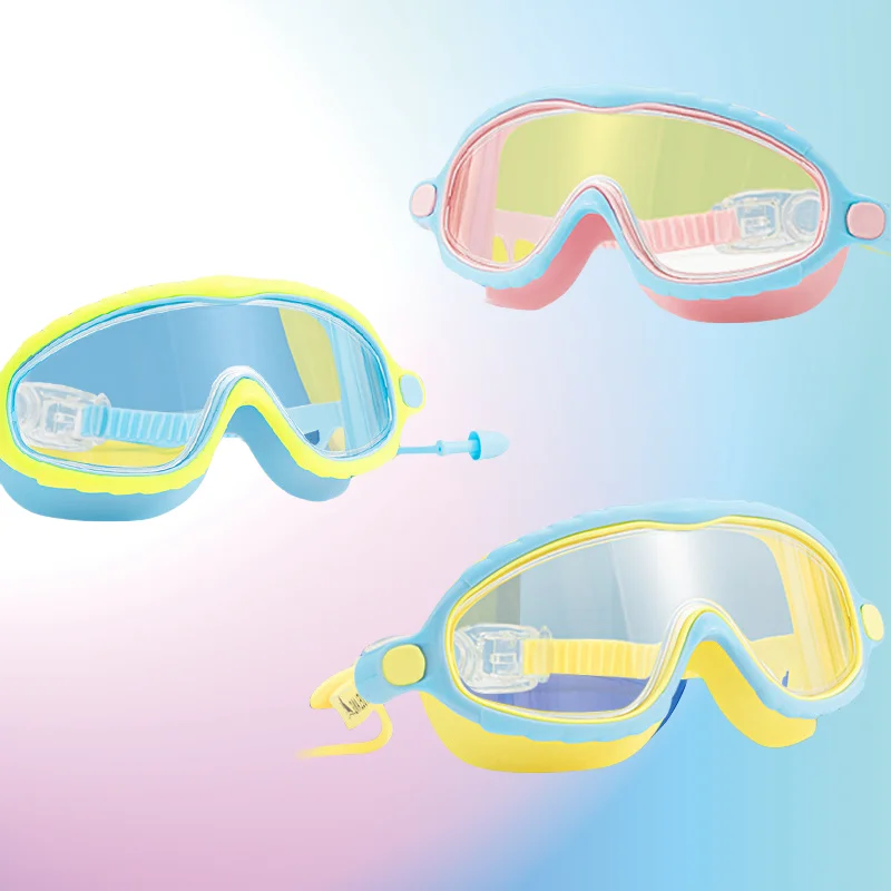 Anti-Fog Silicone Kids Swim Goggles 3