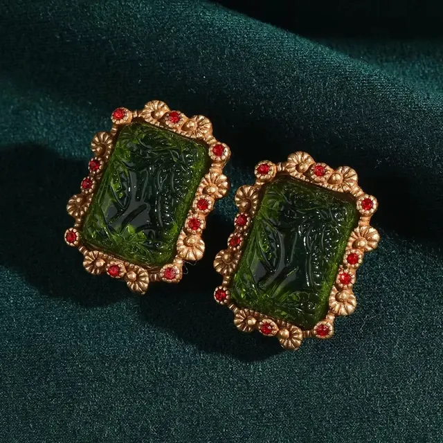 Glass Drop Earrings 3
