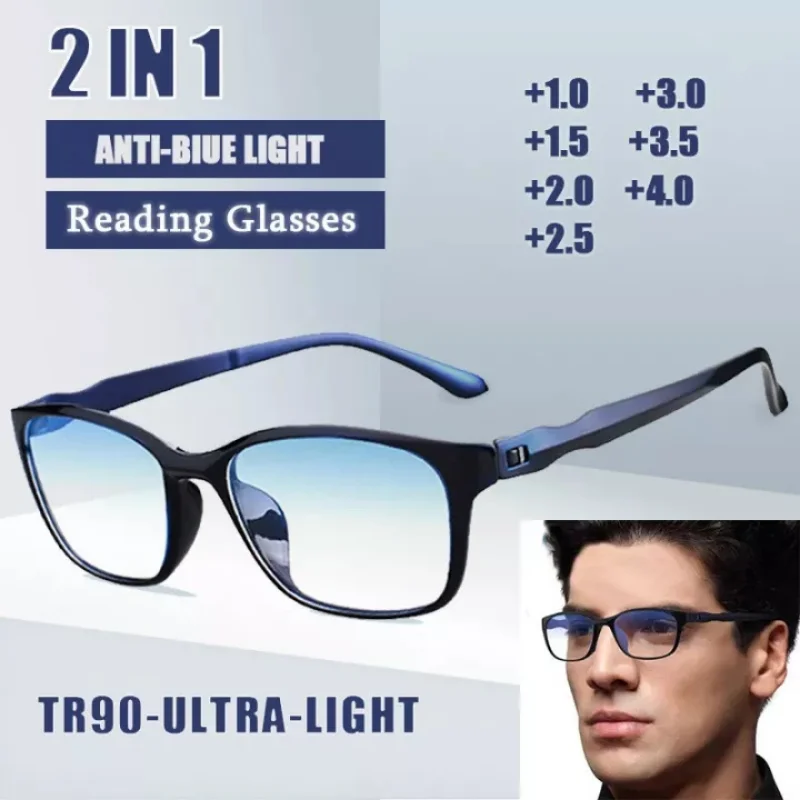 Anti-Blue Light Reading Glasses for Men 2
