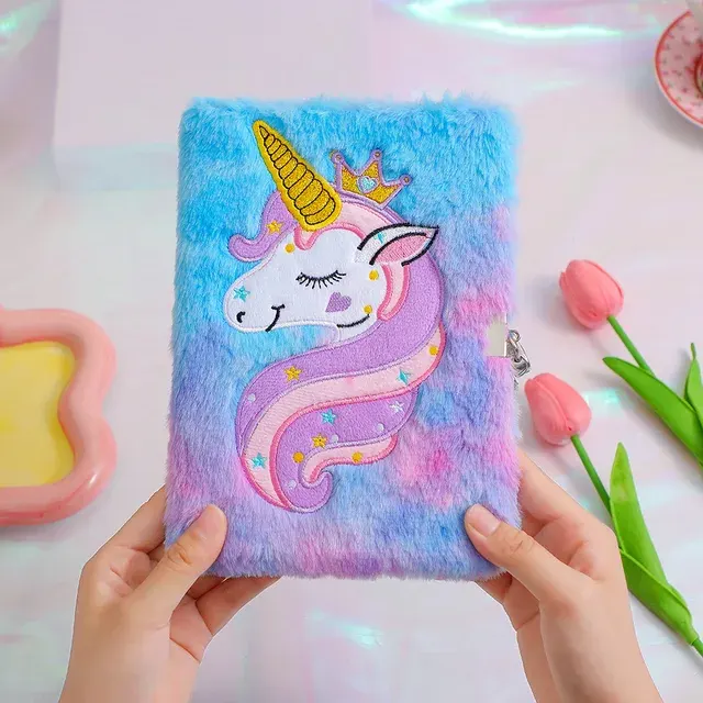 Plush Unicorn Notebook Set 3