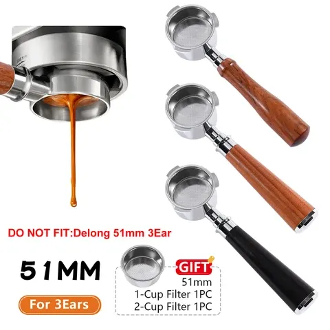 Bottomless 51mm Espresso Portafilter Basket