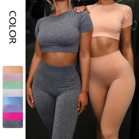 Nahtloses Yoga-Sportset für Damen