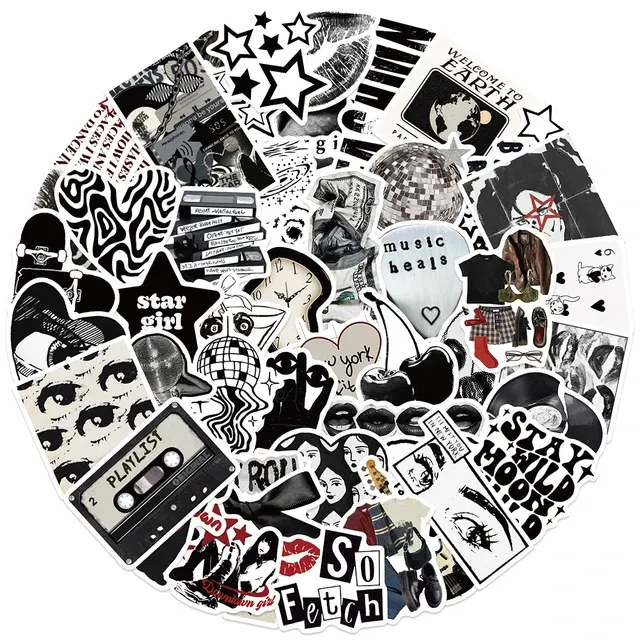 50-Pack Y2K Graffiti Stickers for Kids 3