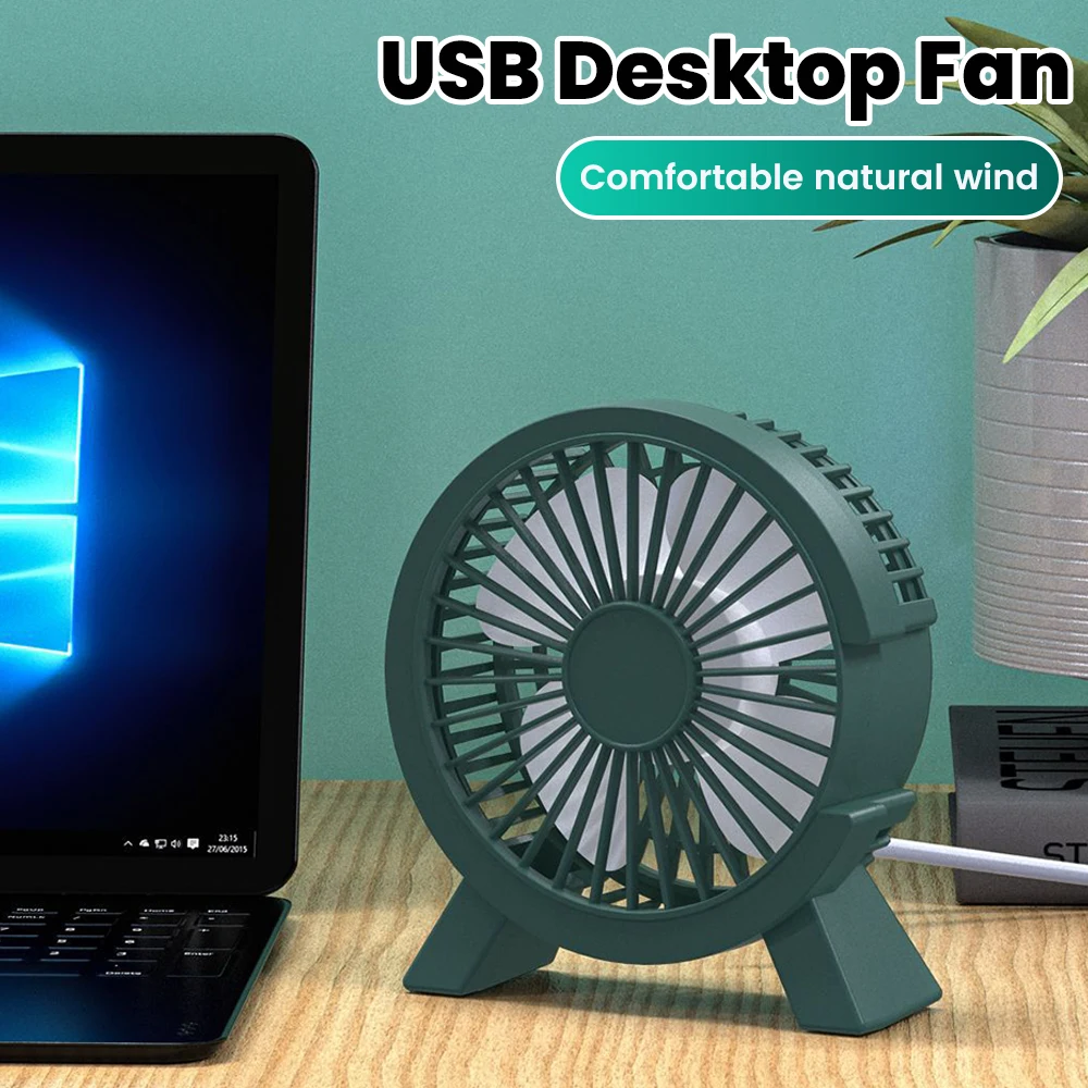 Mini-USB-Tischventilator, wiederaufladbar und tragbar