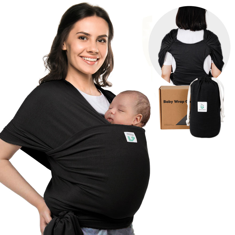 Lightweight Solid Color Baby Wrap Carrier 2