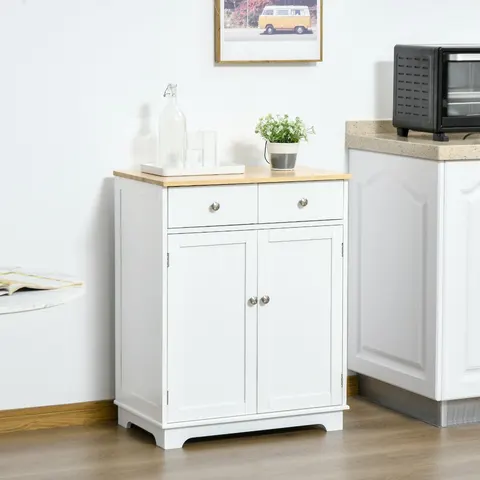 Kitchen Storage Cabinet Sideboard Floor Cupboard With Solid