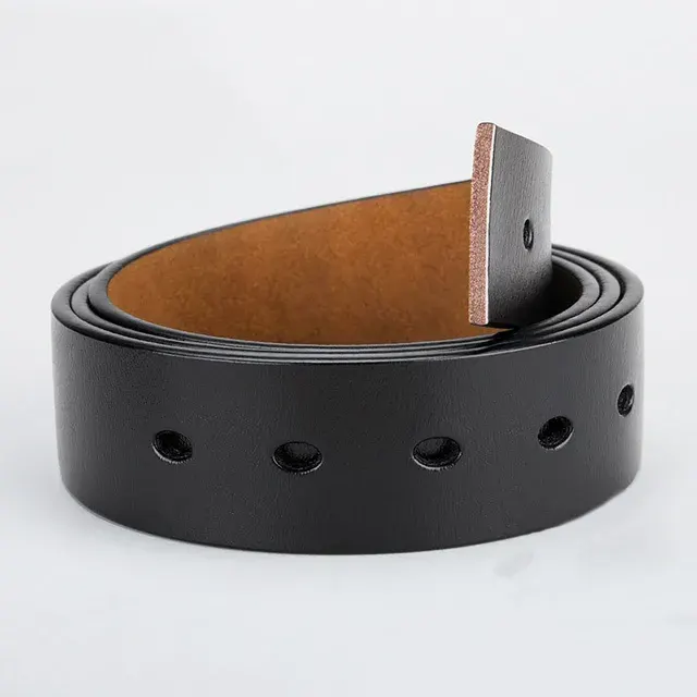Leather Belt Without Buckle 4