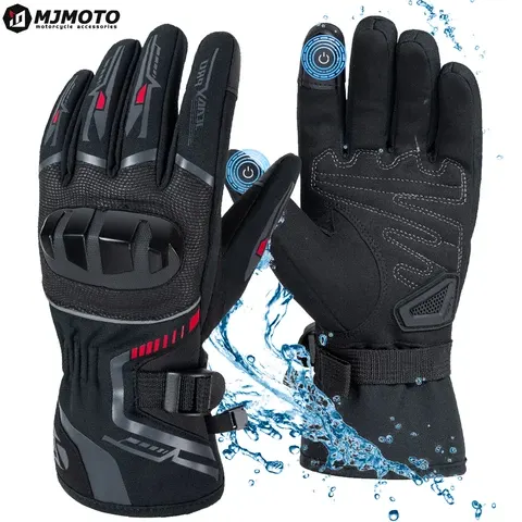 Waterproof Winter Touchscreen Motorcycle Gloves