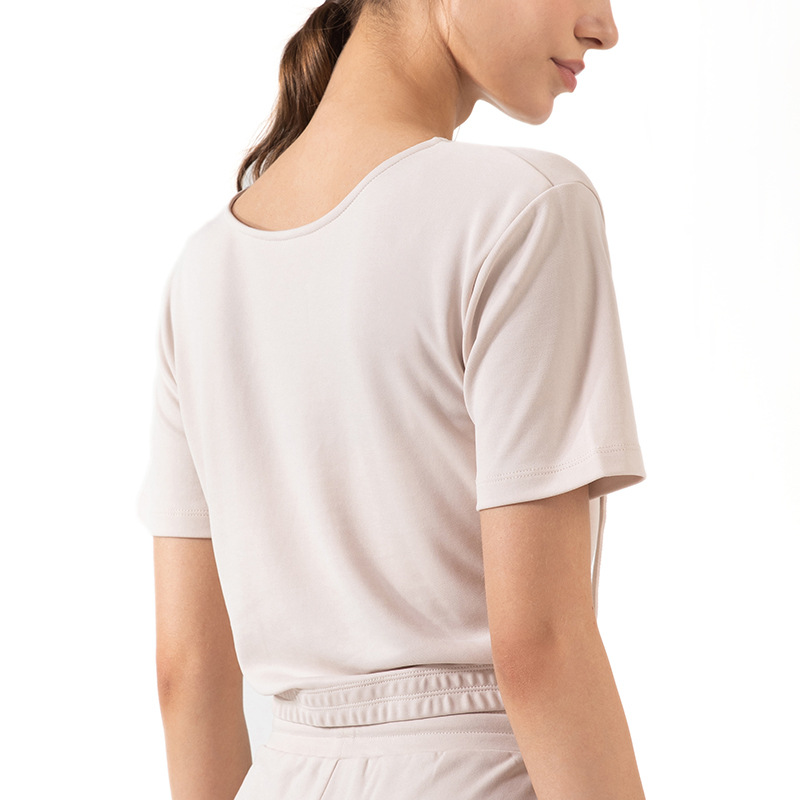 Women's Short-sleeved Running Sports Breathable Elastic Fitness Yoga