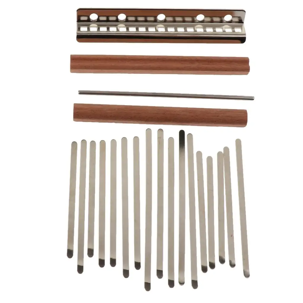 Kalimba Mbira DIY 17-Tasten mit Daumenklavierbrücke Schlaginstrumente für 2