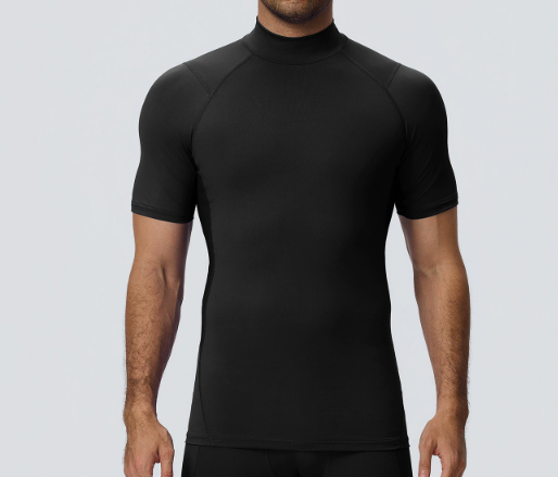 Men's Short Sleeve Quick Dry Athletic Top 4