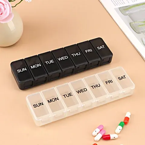 Rainbow Weekly Pill Organizer