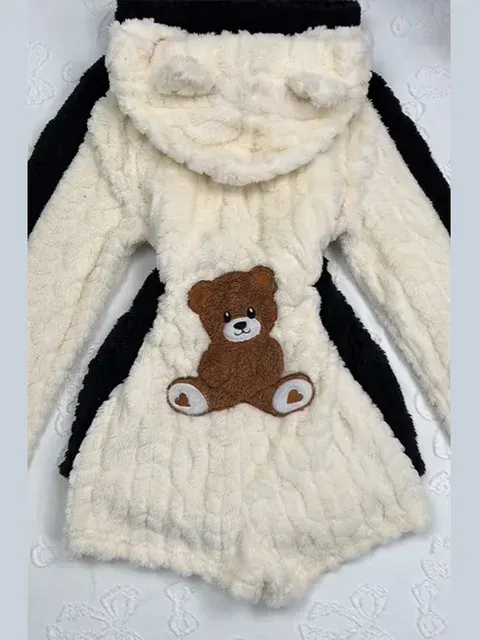 Women's Fleece Overalls 4