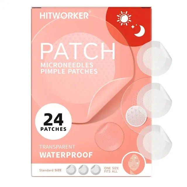 24 Hydrokolloid-Akne-Pflaster für Hautpflege 1