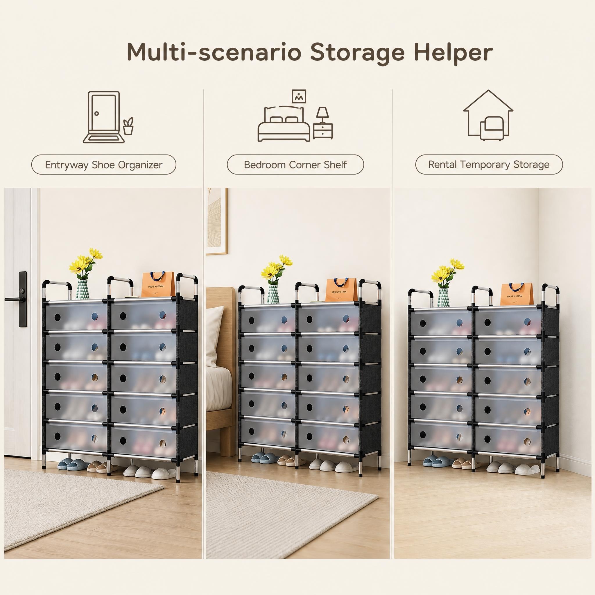 Waterproof Freestanding Dustproof Shoe Cabinet 3
